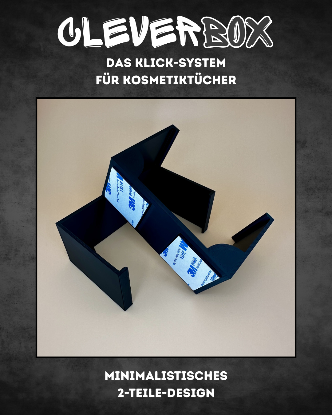 CleverBox – Minimalistischer Kosmetiktuchbox-Halter fürs Wohnmobil & Zuhause