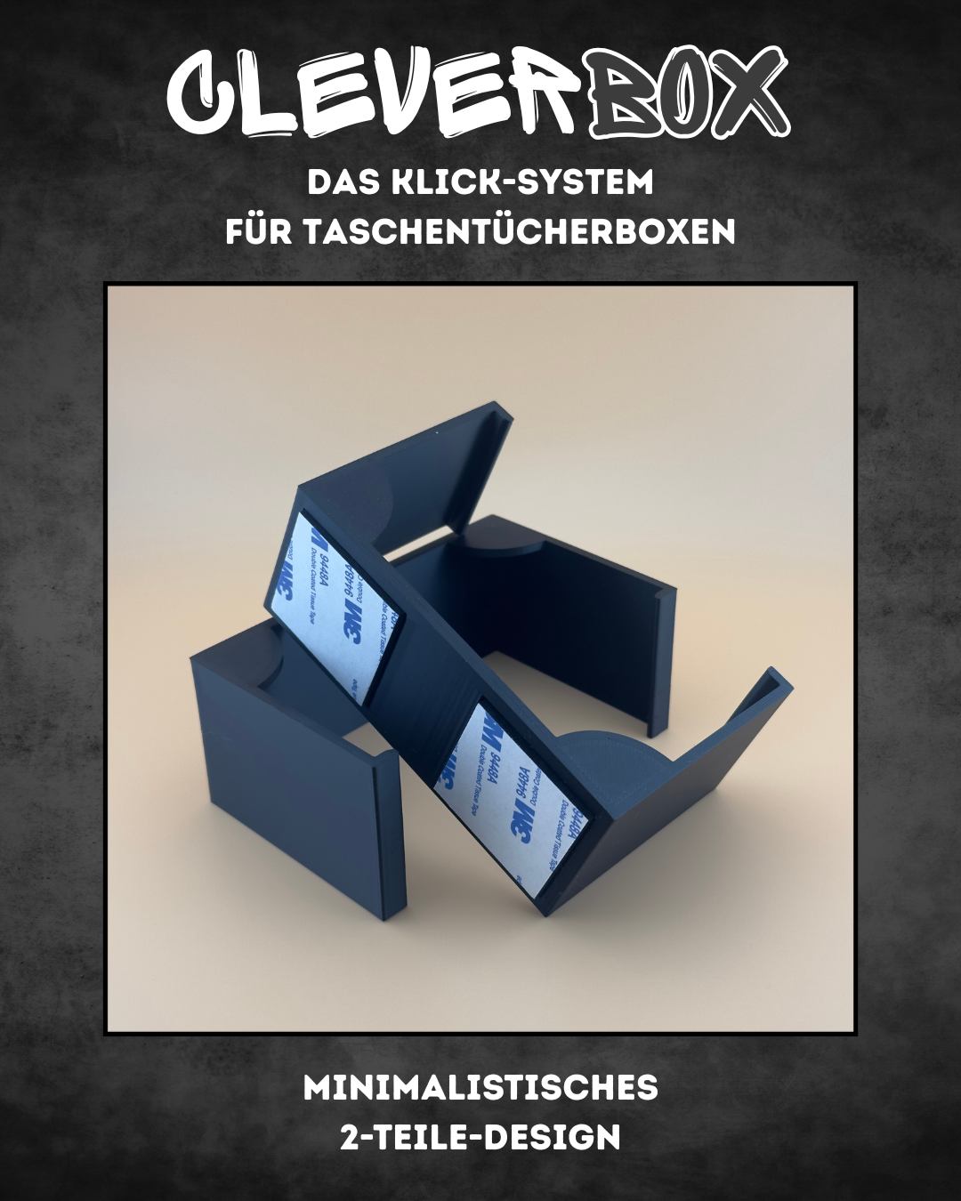 CleverBox – Minimalistischer Taschentücherbox-Halter fürs Wohnmobil & Zuhause
