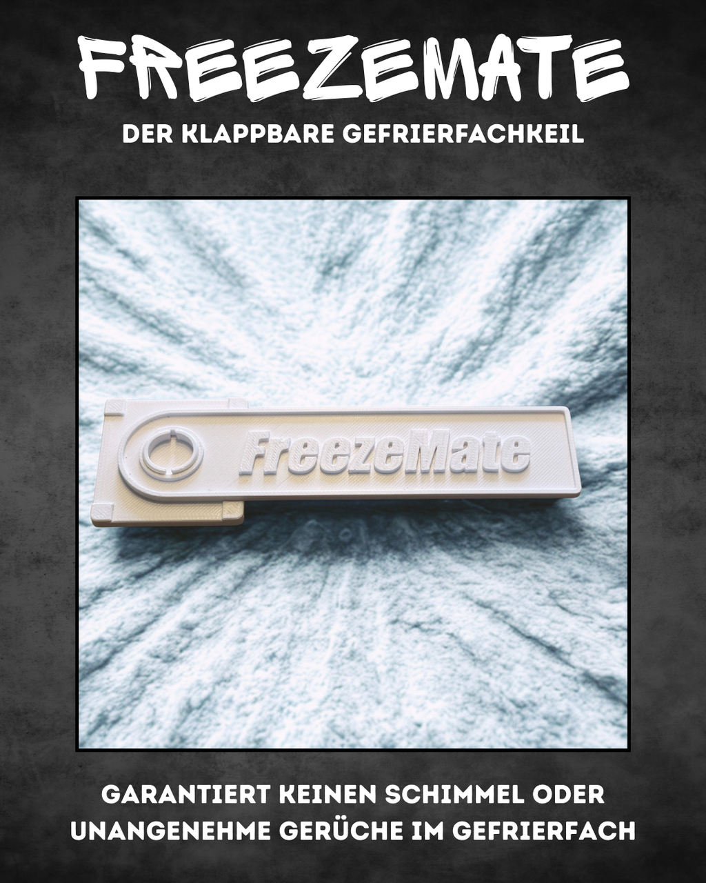 FreezeMate | klappbarer und fest verbauter Gefrierfachkeil für Wohnmobilkühlschränke
