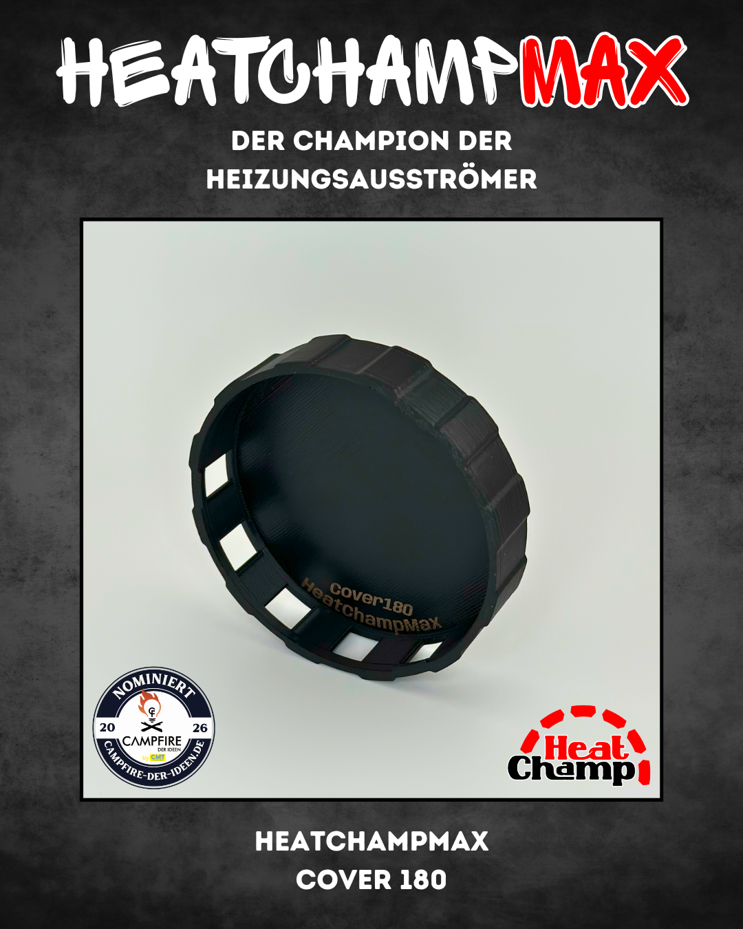 HeatChampMax | Komplettset - Heizungsdüse für Van, Wohnmobil & Wohnwagen