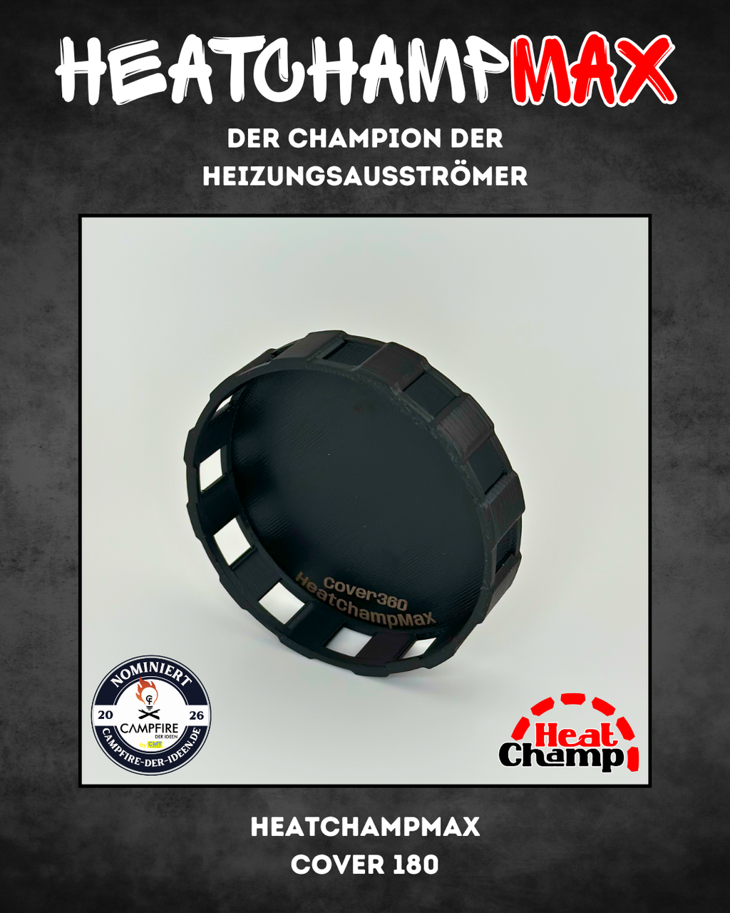HeatChampMax | Ersatzteil Cover - Heizungsdüse für Van, Wohnmobil & Wohnwagen