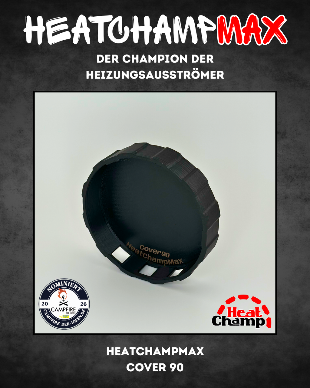 HeatChampMax | Komplettset - Heizungsdüse für Van, Wohnmobil & Wohnwagen