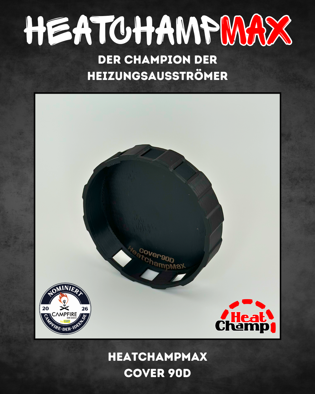 HeatChampMax | Komplettset - Heizungsdüse für Van, Wohnmobil & Wohnwagen