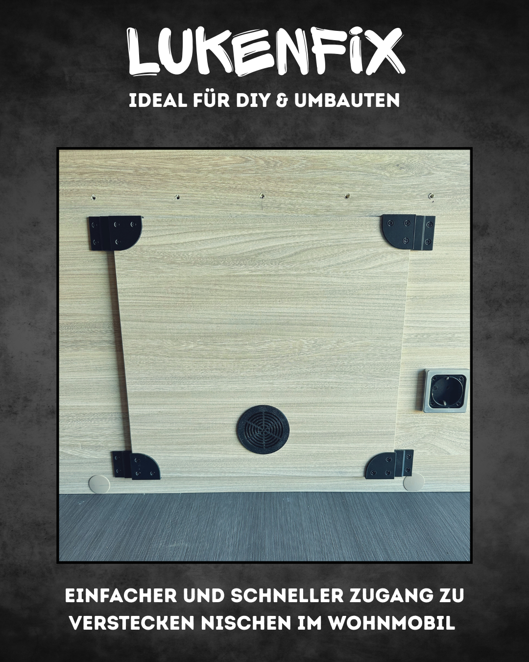 Lukenfix Klappen-Set für Wohnmobil & Wohnwagen – Zugang zu versteckten Stauräumen