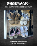 ShoeRack+ | klappbarer, maßgefertigter Schuhhalter für 2 Paar Schuhe, Wohnmobil & Camper