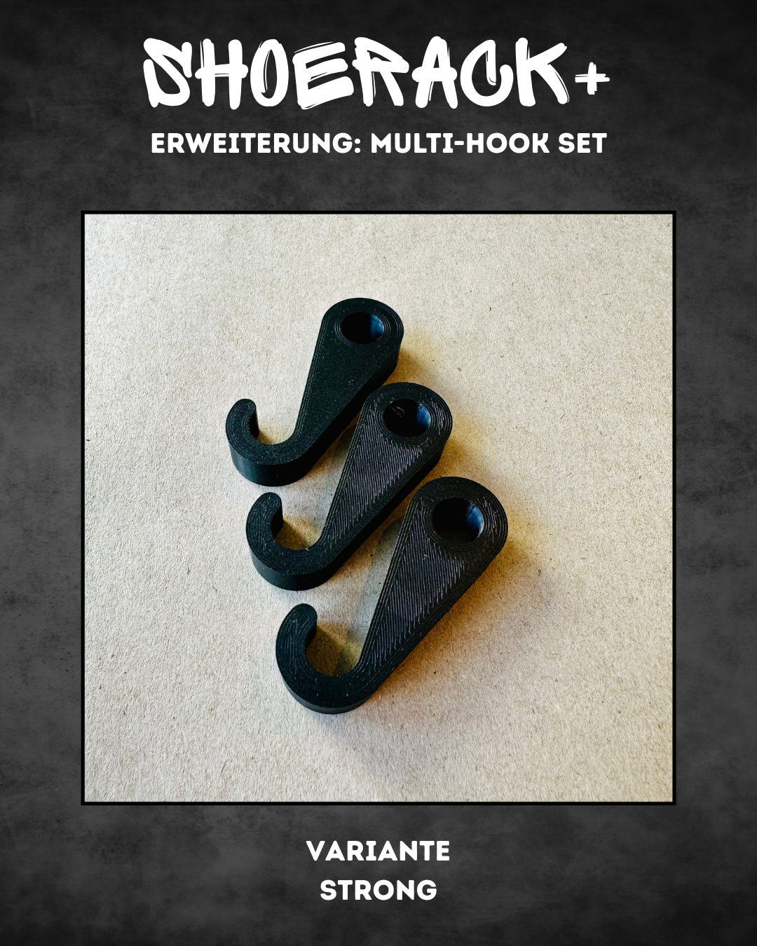 ShoeRack+ Haken-Set Bundle für ein paar Schuhe