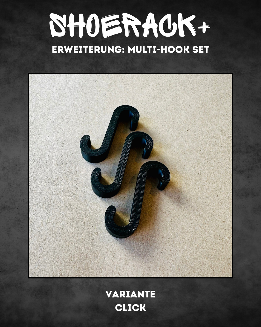 ShoeRack+ Haken-Set Bundle für ein paar Schuhe