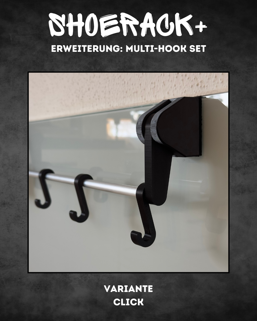 ShoeRack+ Haken-Set Bundle für ein paar Schuhe