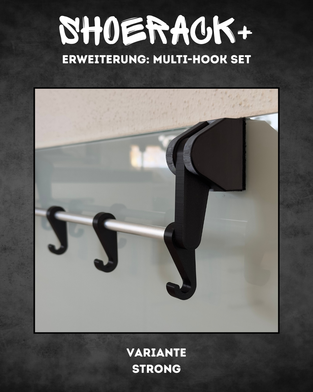 ShoeRack+ | Haken-Set Bundle für zwei paar Schuhe