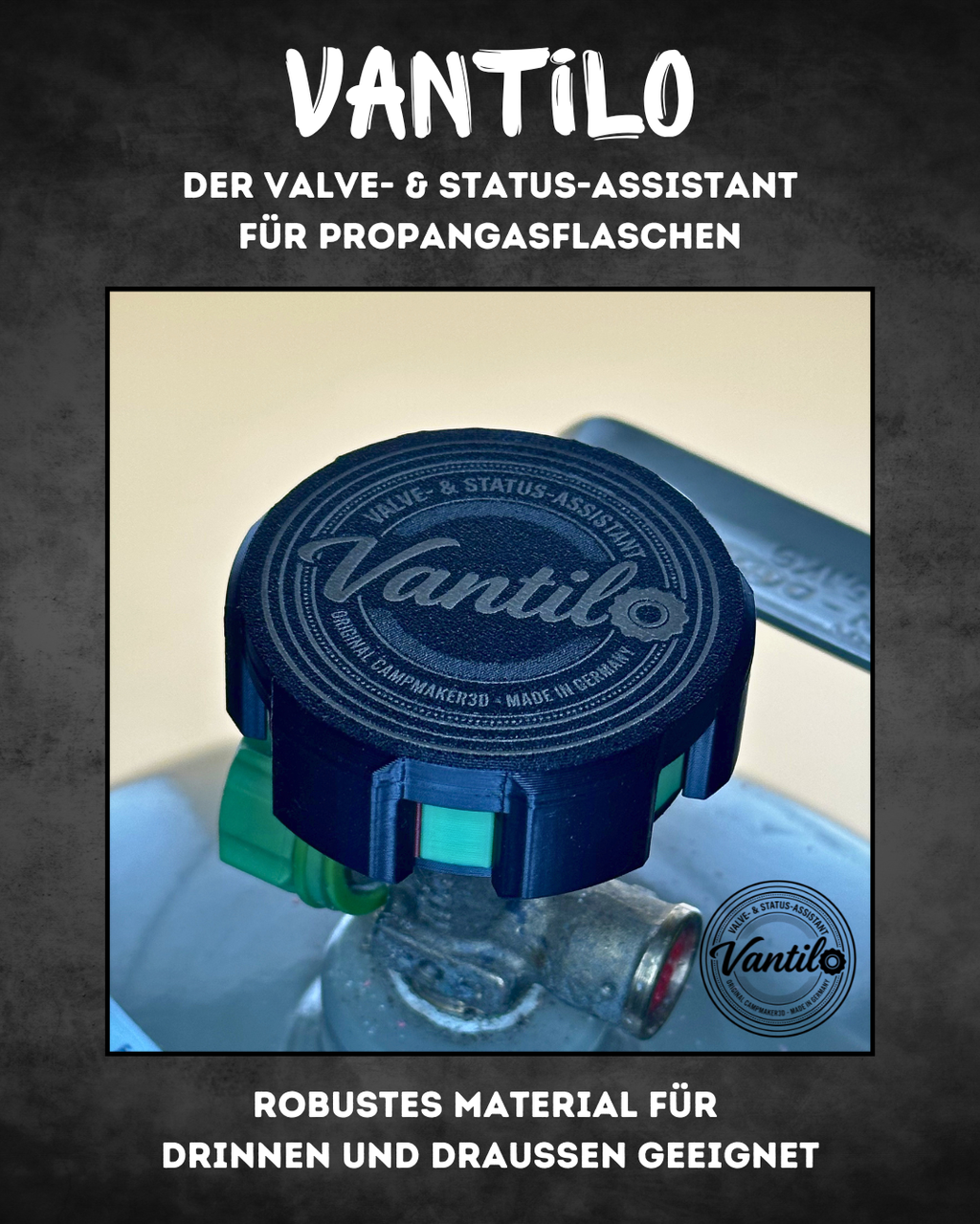 Vantilo Gasflaschenventil-Anzeige 2er-Set | Spar-Bundle