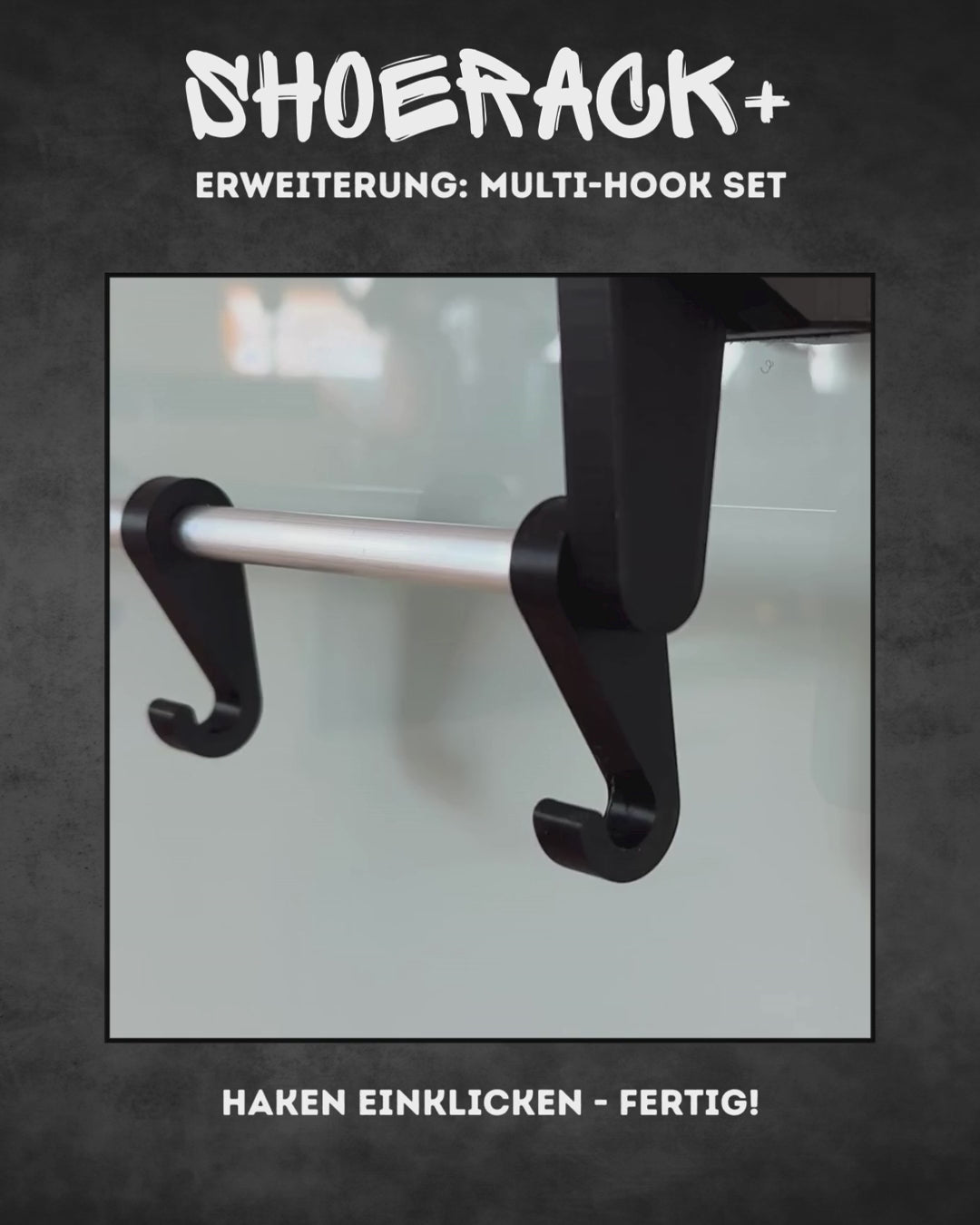 ShoeRack+ Haken-Set Bundle für ein paar Schuhe