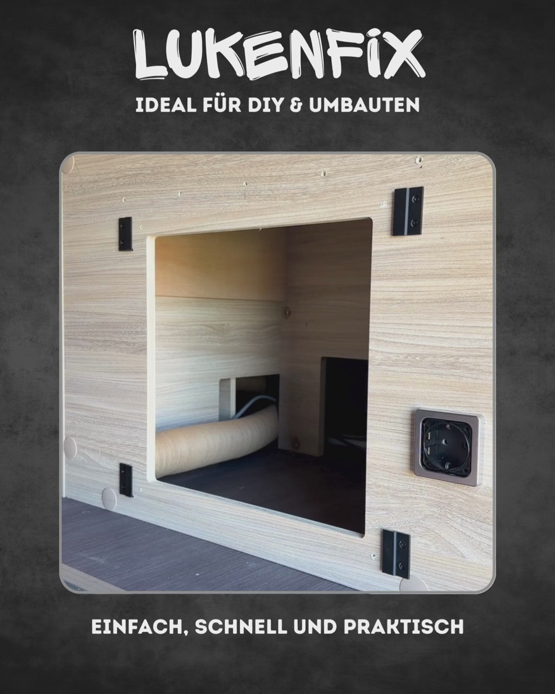 Lukenfix Klappen-Set für Wohnmobil & Wohnwagen – Zugang zu versteckten Stauräumen